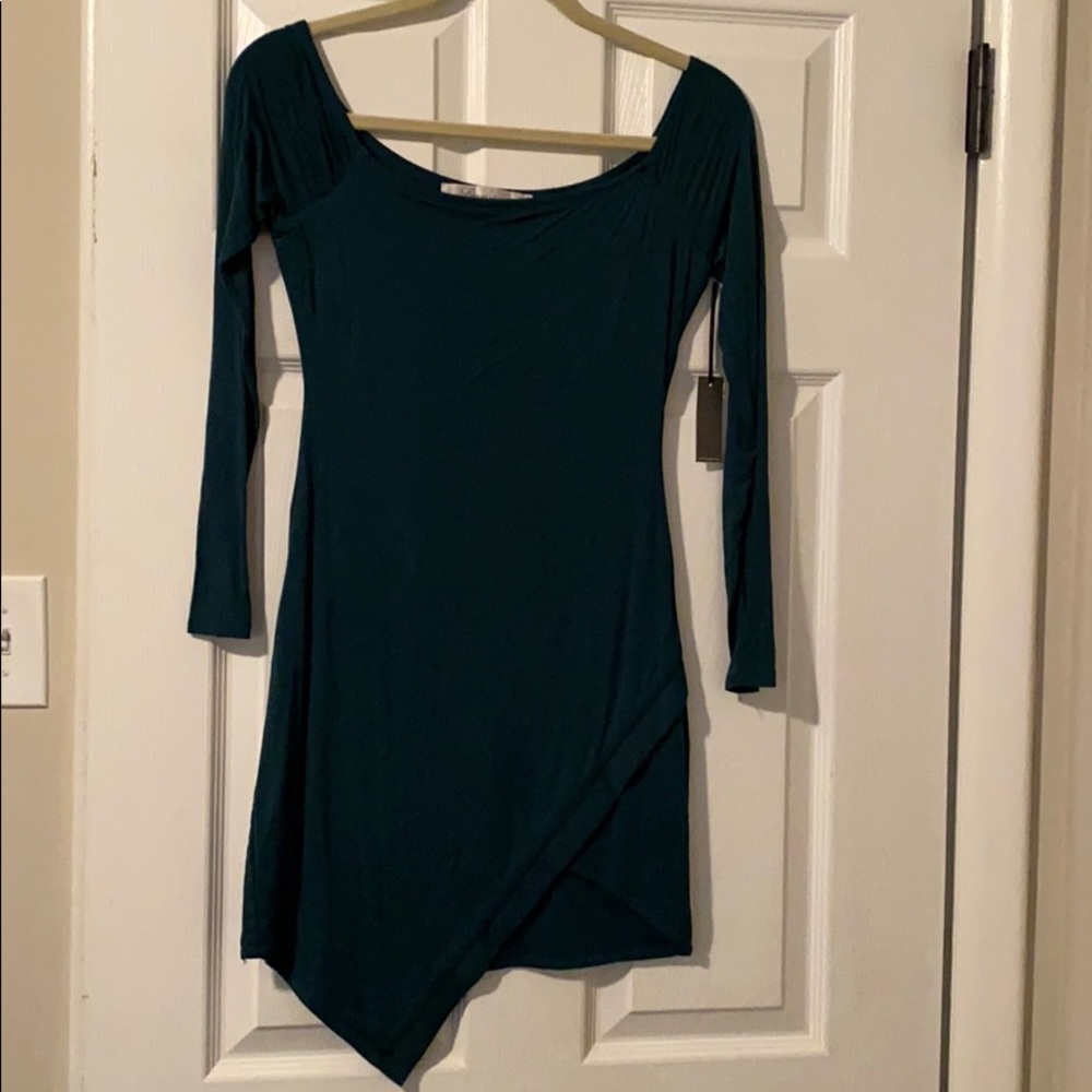 Lovers and friends asymmetrical body con dress